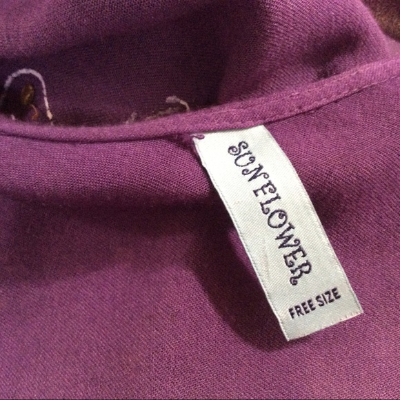 Asymmetrical tie dye dress / cover up - Picture 6 of 8